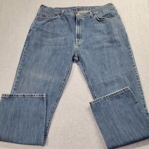 Polo Ralph Lauren Mens Straight Leg Medium Wash Blue Denim Jeans Size 40x32